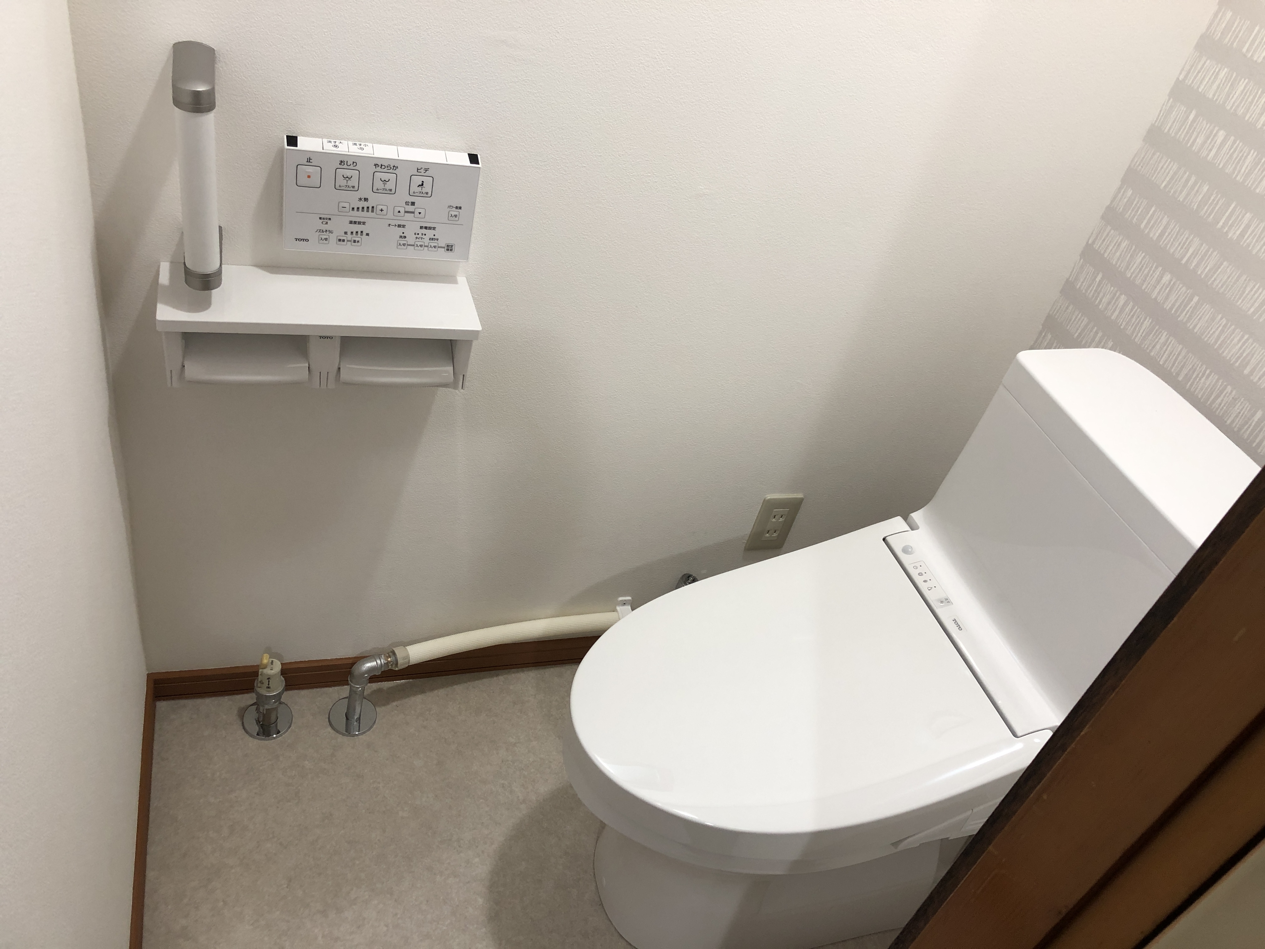 清潔感のある使いやすいトイレ